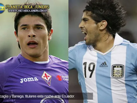 Argentina enfrenta a Ecuador, con Roncaglia y Banega como titulares