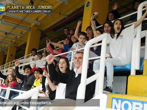 Boca recibió a jóvenes trasplantados