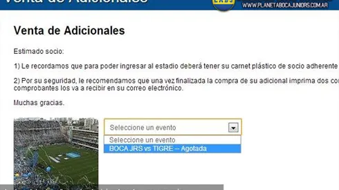 Entradas para adherentes, agotadas