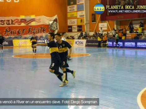 Agónica victoria Xeneize en el Superclásico de futsal