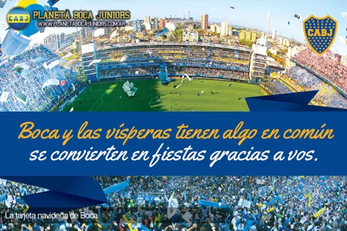 tarjeta navideña boca boca