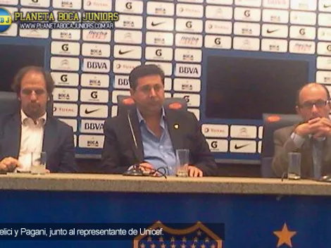 Boca presentó su nuevo acuerdo con Unicef