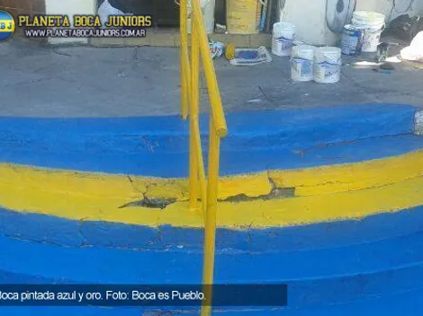 Un barrio azul y oro