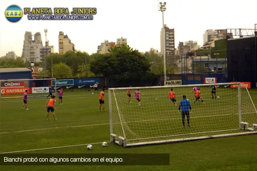 ensayo futbol cambios variantes bianchi boca boca