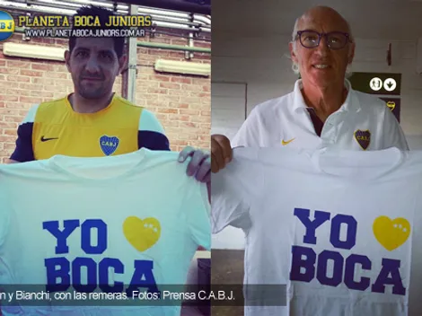 Las remeras “Yo amo Boca”, a la venta