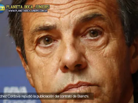 Sánchez Cordova: "No sé de dónde salió el contrato de Bianchi"