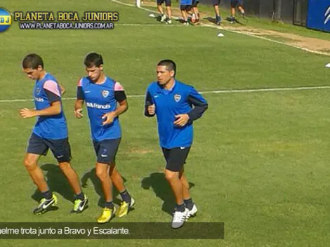 Riquelme se sumó al grupo