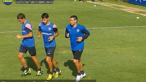 Riquelme se sumó al grupo