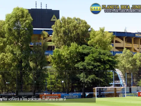 Boca volverá al trabajo el lunes