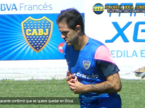 Martínez: "Me voy a quedar en Boca"