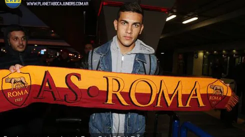 Paredes llegó a Italia