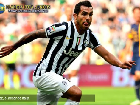 Tevez, el mejor de Italia