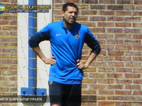 Riquelme se reintegró al grupo