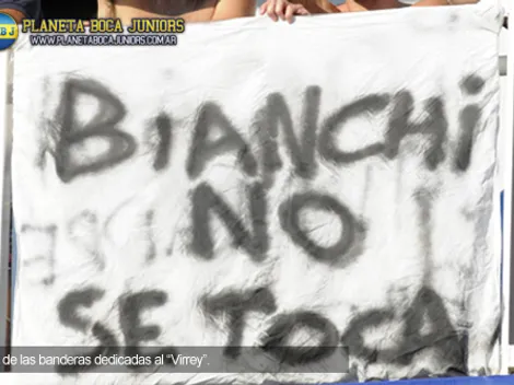 Apoyo al Virrey en La Bombonera