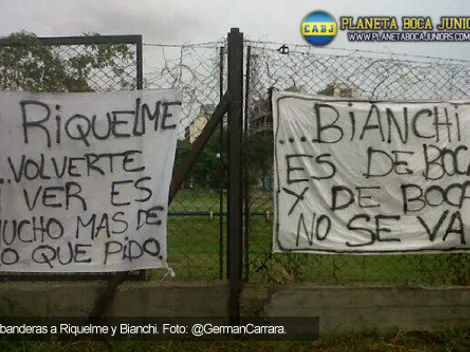 Los hinchas los apoyan