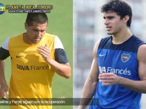 Riquelme y Perotti se sumaron al grupo