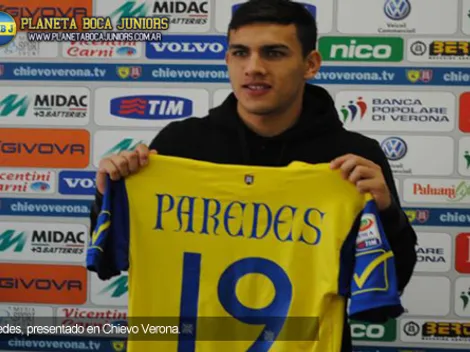 Paredes fue presentado en Chievo Verona
