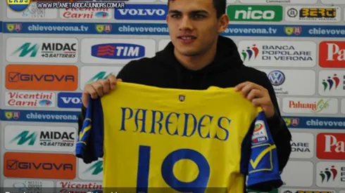 Paredes fue presentado en Chievo Verona