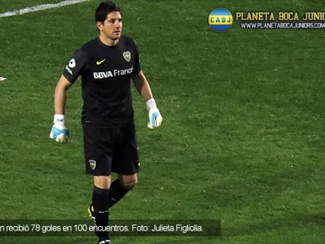 Orion cumplió 100 partidos en Boca