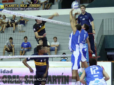 Gran partido del equipo de vóley