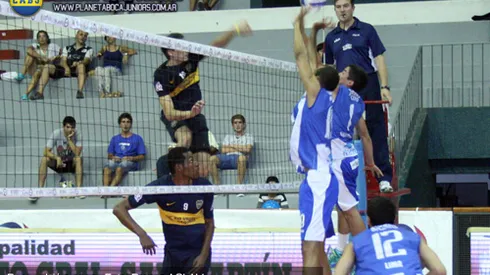 Gran partido del equipo de vóley