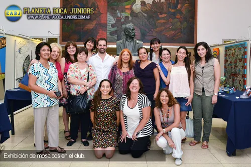 exhibicion mosaicos club boca boca