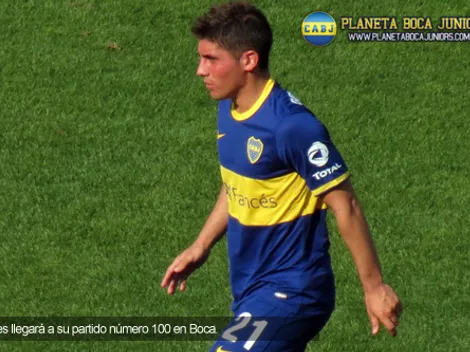 Erbes cumplirá 100 partidos en Boca