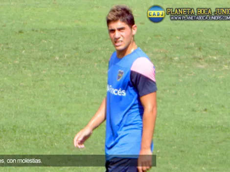 Erbes se retiró de la práctica con una molestia