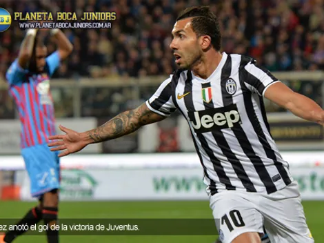 Tevez, otra vez figura