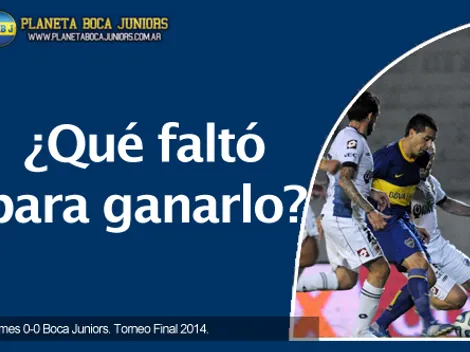 Análisis táctico: Quilmes 0-0 Boca Juniors