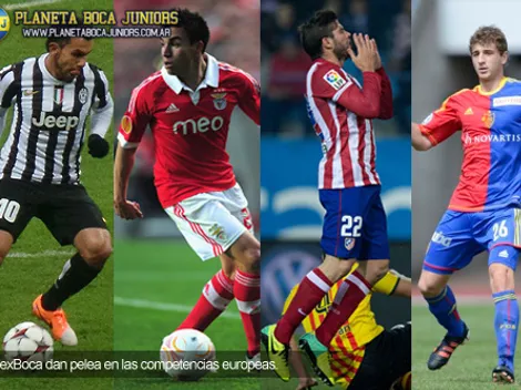 Los rivales de los exBoca en competencias europeas