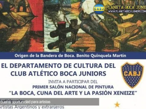 Propuesta para artistas: “La Boca, Cuna del Arte y la Pasión Xeneize”