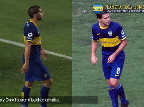 Insúa y Gago, bajas ante Argentinos