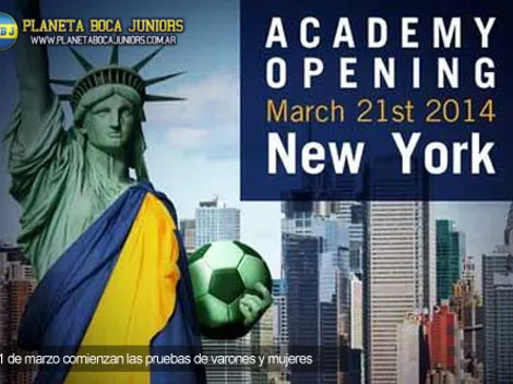 Boca abre su escuela de fútbol en Nueva York