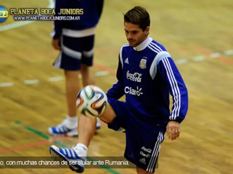 Gago sería titular ante Rumania