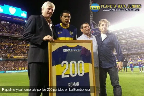 Juan Román Riquelme - 200 partidos Bombonera
