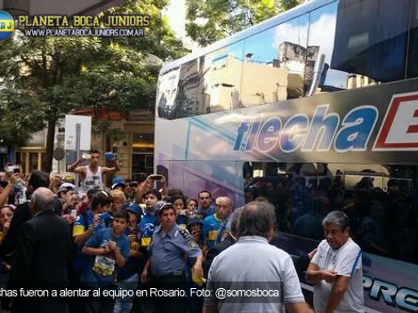 Boca ya se encuentra en Rosario