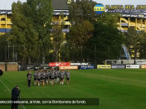 Eslovenia entrenó en Casa Amarilla