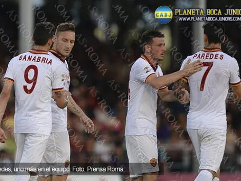 Paredes, de vuelta en Roma