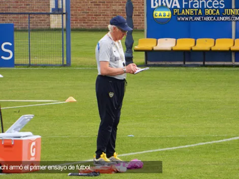 Ensayo de fútbol, con la vista en México