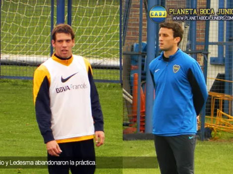 Ledesma y Riaño abandonaron la práctica