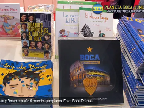 Boca en la Feria del Libro: hoy, Federico Bravo y Luciano Acosta