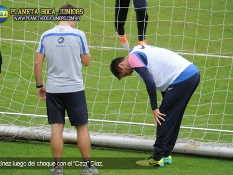 Martínez: "Es un esguince leve"