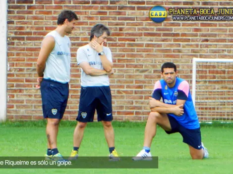 Parte médico: lo de Riquelme es sólo un golpe