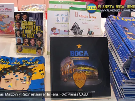 Boca en la Feria del Libro: hoy, Rojitas, Marzolini y Rattín