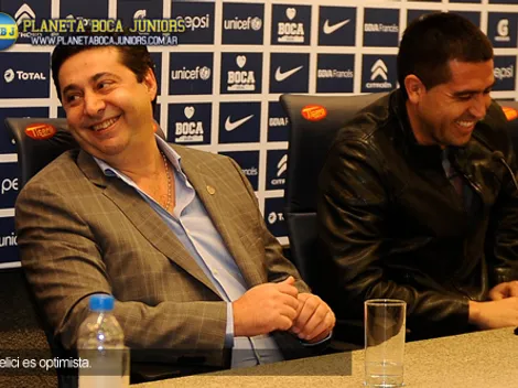 Angelici sobre Riquelme: "Falta acordar un punto del contrato"