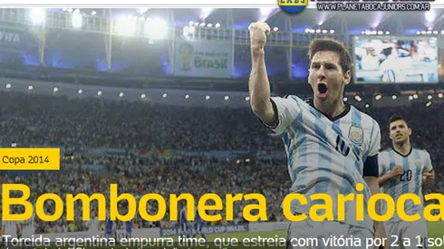 El Maracaná fue la Bombonera