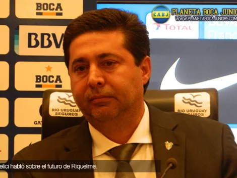 Angelici: "En un 99%, Riquelme seguirá en Boca"