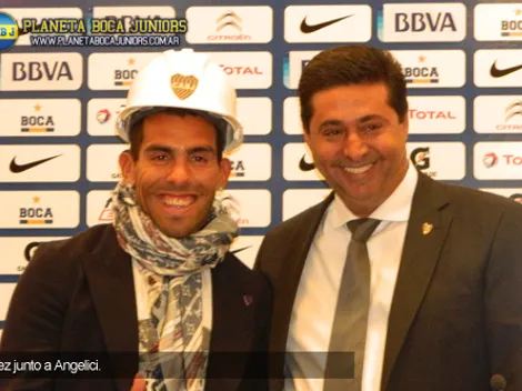 Angelici: "Tevez se va a retirar en Boca"