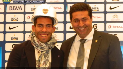 Angelici: "Tevez se va a retirar en Boca"